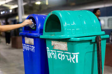 Indian railways platform