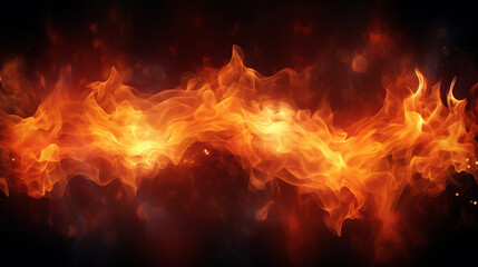 Fototapeta na wymiar fire spark overlay with smoke and flame background for dynamic designs