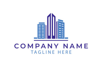 Construction logo, Industry logo,  buildings logo