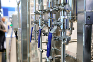 close up of a row of locks