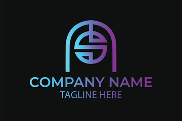 S, S lettermark logo, S wordmark logo, S monogram logo