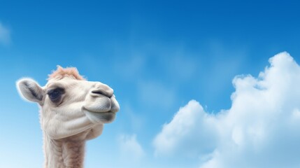 Obraz premium A Majestic Giraffe Silhouetted Against a Vibrant Sky vector art