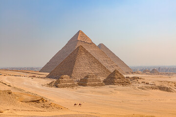 Fototapeta na wymiar The Pyramid of Cairo, Egypt