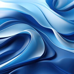 Obraz premium Abstract 3D Background with monochrome wavy flowing liquid paint