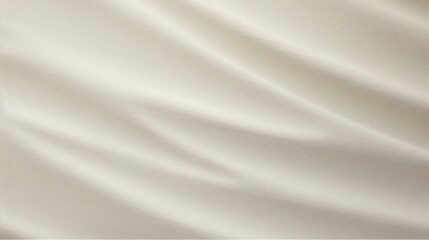 Beige Cream White Wallpaper Background Template Beautiful Luxurious Soft Fabric Texture Subtle Pattern Linen Cotton Synthetic Nylon Rayon Wrinkled Cloth Textile Materials Solid Color Copy Space 16:9