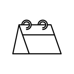 Calendar line icon design illustration