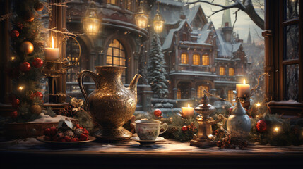 Obraz premium Cozy New Years ambience