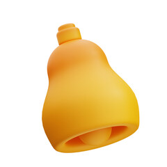 3d illustration of decorated Christmas bells