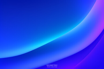 Obraz premium Light Blue Lines Background, Abstract geometric background with liquid shapes. Vector illustration.