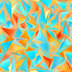 Seamless abstract pattern of triangles