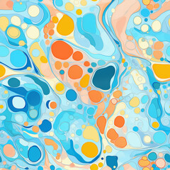 Seamless pattern abstract shapes