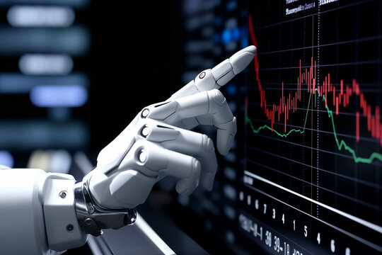Ai robot, stock investment concept analysis