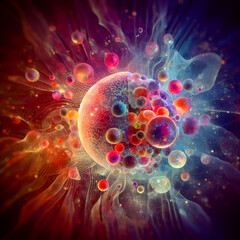 Abstract cosmoc space background