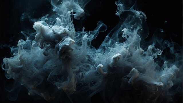 smoke on black background © CRYPTOERMD