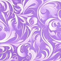 extremely colurful and whimsicle swirly and flowery background, love shape,subtle purple tone 