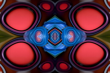 background with colorful circles