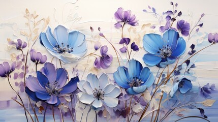 watercolor painting of flowers