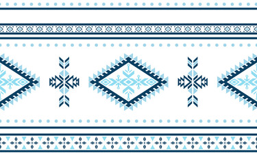 Ethnic aztec geometric pattern native american mexican navajo tribal motif design - obrazy, fototapety, plakaty