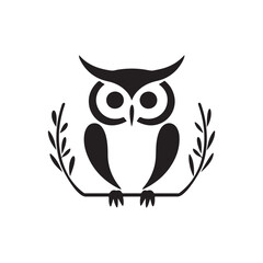 Owl Image Vector, Illustration Of a Owl