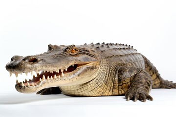 Fototapeta premium Crocodile clipart, Reptile illustration