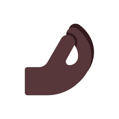 Pinched Fingers: Dark Skin Tone