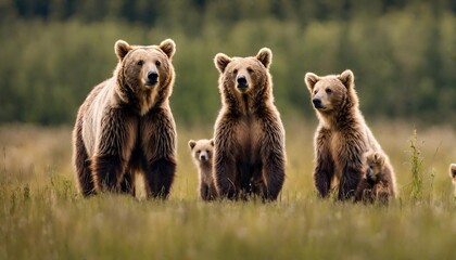 brown bear cubs