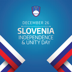 Slovenia's Day of Unity: Design Template for Independence. Commemorate the nation's journey with a vibrant and impactful graphic element.