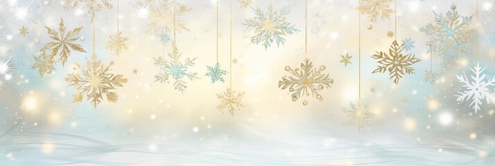 Golden Snowflake Serenade