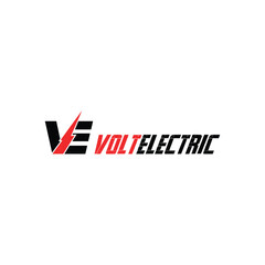 Fototapeta premium Volt Electric Combination Mark logo Design business logo design