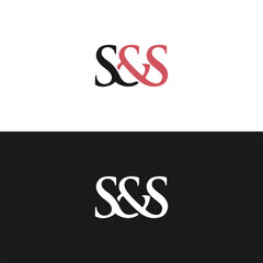 SS logo. S S design. White SS letter. SS, S S letter logo design. Initial letter SS linked circle uppercase monogram logo. S S letter logo vector design.  - obrazy, fototapety, plakaty