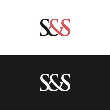 SS logo. S S design. White SS letter. SS, S S letter logo design. Initial letter SS linked circle uppercase monogram logo. S S letter logo vector design. 