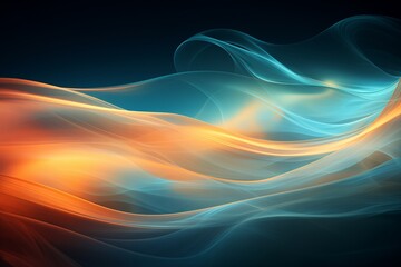 Mesmerizing Dance of Light and Flow in Abstract Seawater Background