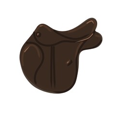 Brown saddle