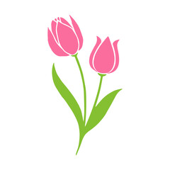 Tulips Flower SVG, Floral Decoration SVG, Tulip svg, Flowers SVG, Flower Decoration svg, Tulip Floral svg, Cricut Cut Files, Silhouette, Svg Files for Cricut