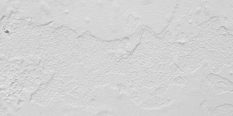 Beautiful white cement wall plastered surface background pattern. Clean white wall advertising backdrop. Concrete white wall. Seamless cracked off white stone smooth wall texture.  - obrazy, fototapety, plakaty