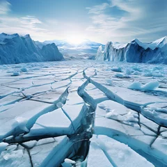 Foto op Plexiglas Melting glaciers of Antarctica  © Alizeh