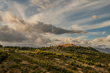 Molise, Italy. Spectacular autumn landscape
