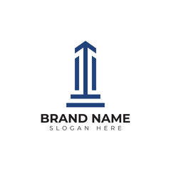 premium vector building logo in modern and minimalist style with creative concept idea
