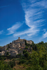 View of Labro, historic village in Rieti province