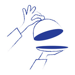 Set of hand drawn elements doodles resturant. Italian French food set. Party catering cooking concept meal desert. Vector illustration modern style isolated on white background.