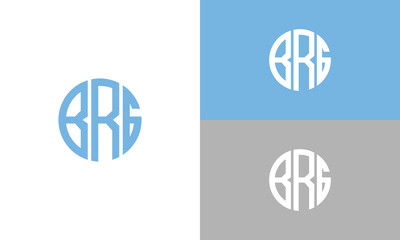 collection of letters r and g logo design vector  - obrazy, fototapety, plakaty