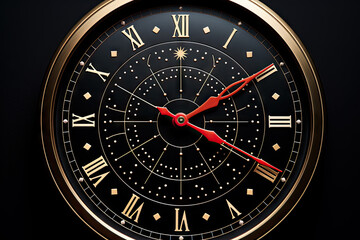 Three ornaments hanging from a christmas tree created with generative AI technology