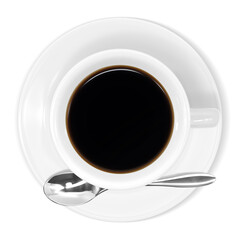 コーヒー イラスト リアル