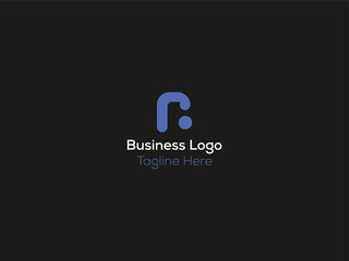 letter business minimal logo design