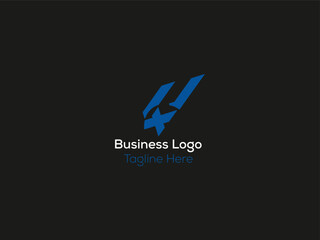 letter business minimal logo design