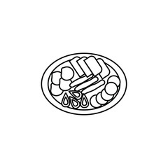 salad vector type icon