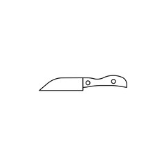 chefs knife vector type icon