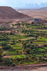 Obraz premium Countryside and desert in Morocco