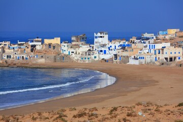 Tifnit fishing and surfing village in Morocco