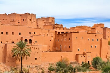 Kasbah Taourirt in Ouarzazate, Morocco. Places of Morocco.